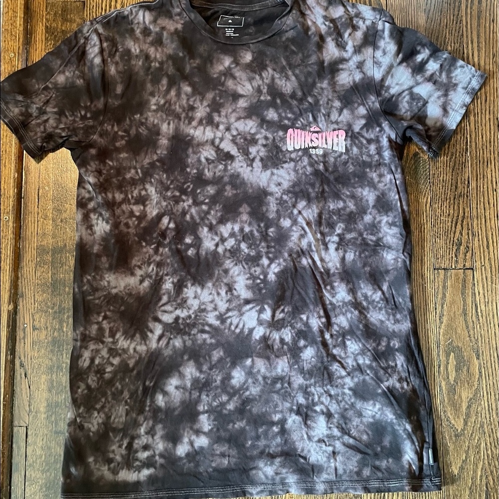 Quiksilver Short Sleeve T Shirt Tie Dye Medium